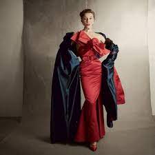 Red dress Jacques Fath